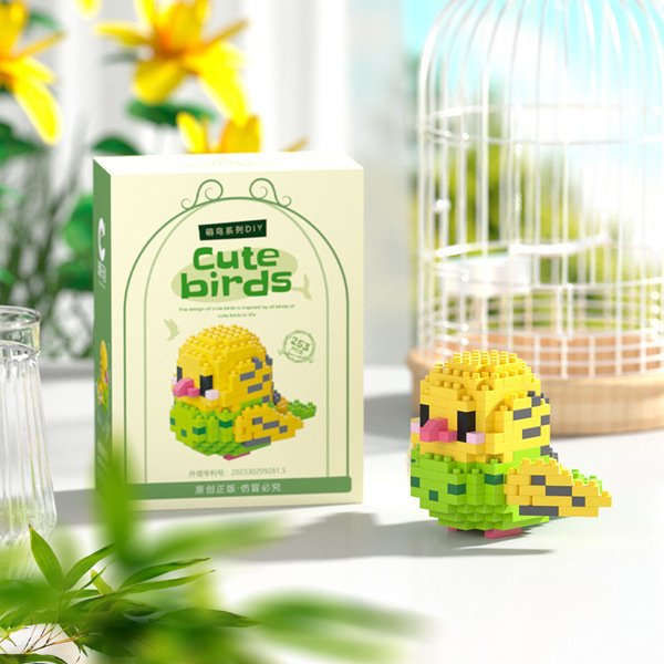 Bird - 8912 (Cute Bird Green Yellow)
