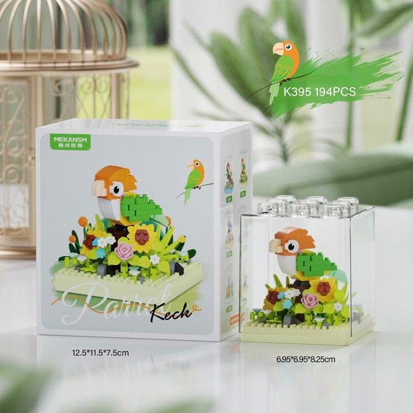 Bird Box Cover - K395 (Parrot Keck)