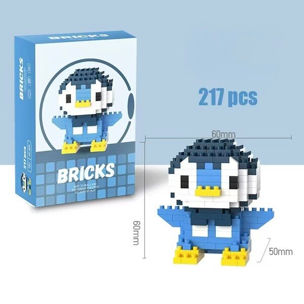 Pokemon - Piplup (Character Bricks)