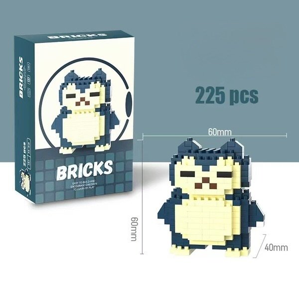 Pokemon - Snorlax (Character Bricks)