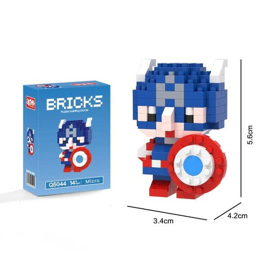 Marvel - Captain America (Character Bricks)