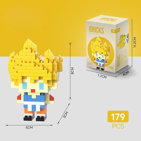 Dragon Ball Z - Son Goku V3 (Super Saiyan) (Character Bricks)