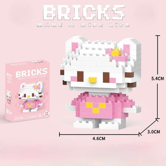 Sanrio - Hello Kitty V1 (Pink) (Character Bricks)