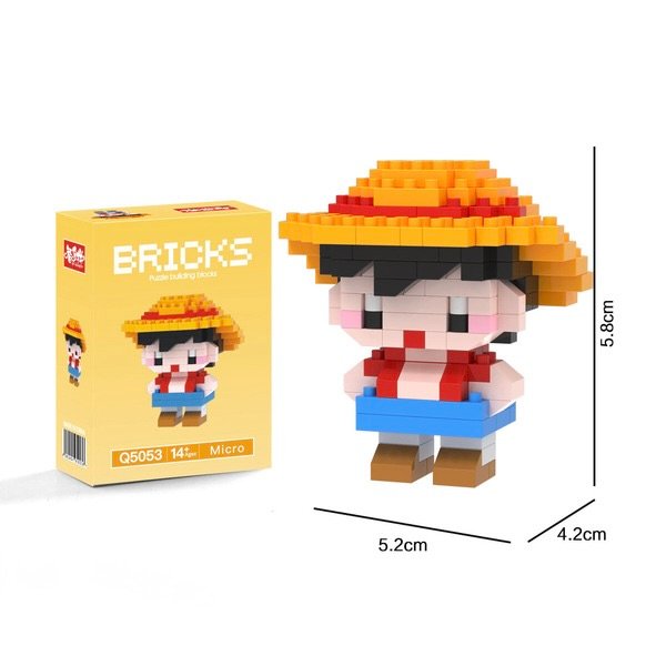 One Piece - Monkey D. Luffy V1 (Character Bricks)