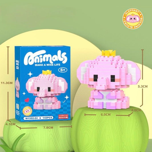 Animal - Pink Elephant (Character Bricks)