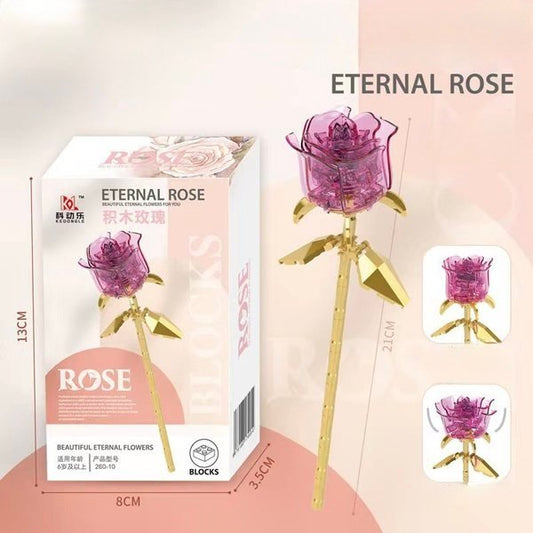 Single Stalk - Crystal Purple Rose