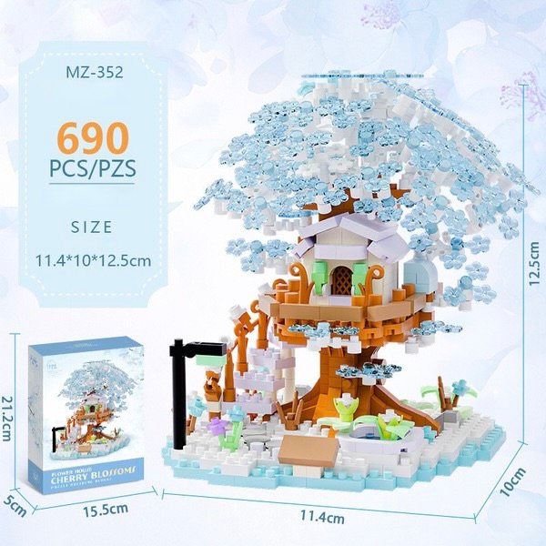 Tree House - MZ352 (Sakura Blue)