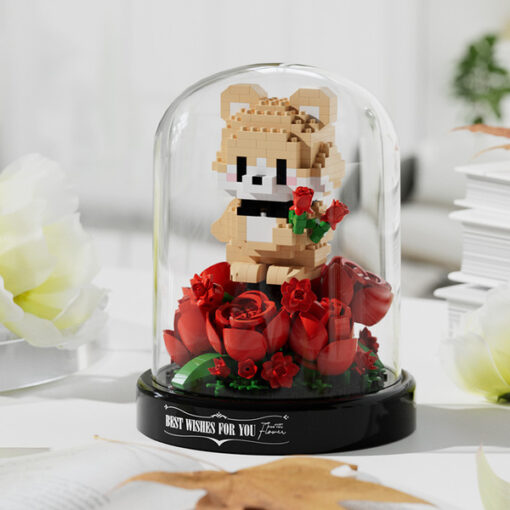 Cylinder Cover - Flower Bear