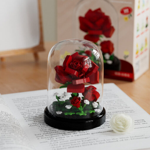 Cylinder Cover Mini - Red Rose