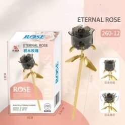 Single Stalk - Crystal Black Rose
