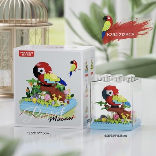 Bird Box Cover - K394 (Parrot Macaw)