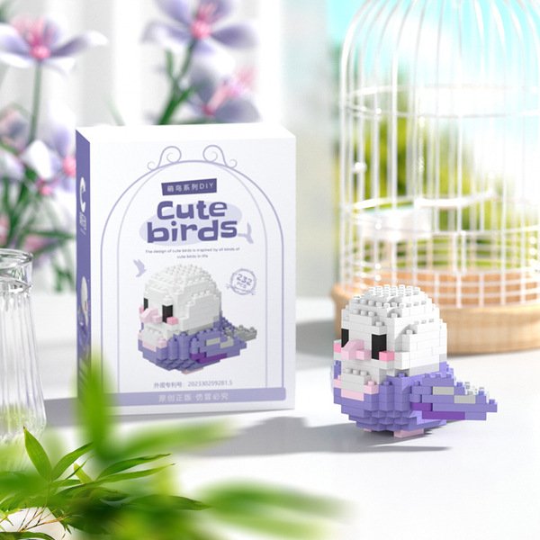 Bird - 8910 (Cute Bird Purple)