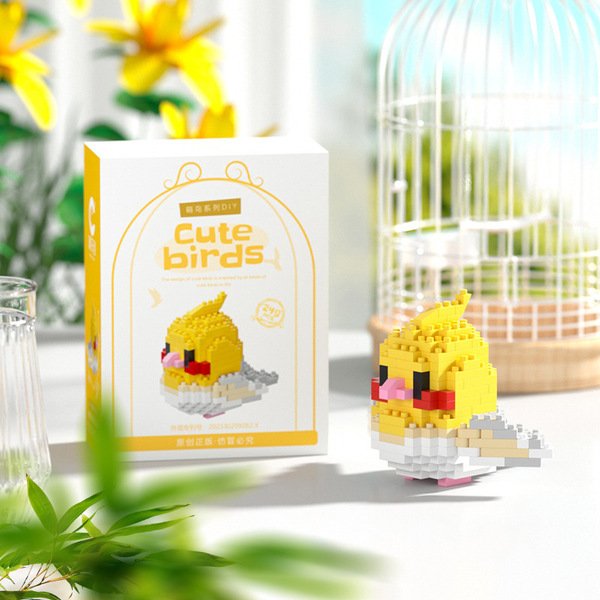 Bird - 8915 (Cute Bird Yellow White)