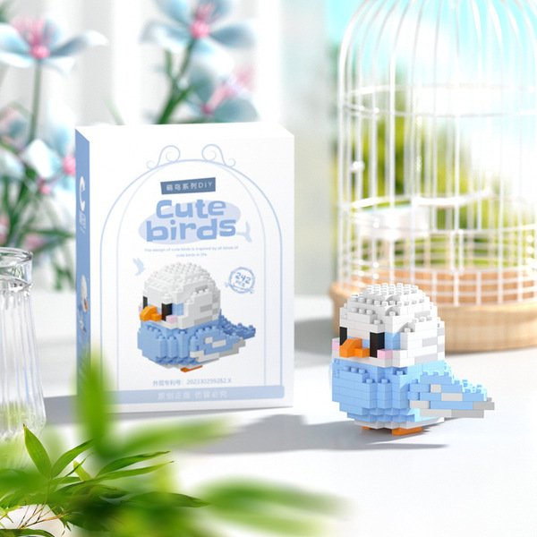 Bird - 8918 (Cute Bird Light Blue)